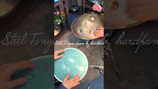 What a wonderful duet of New Wave 15 and handpan hangdrum handpanmusic kosmosky tankdrummusic [upl. by Ahsinev]