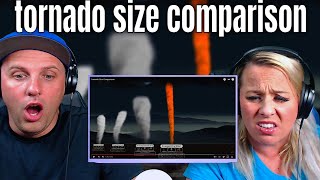 reaction to tornado size comparison  THE WOLF HUNTERZ REACTIONS [upl. by Aylat457]