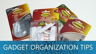 Gadget Organization Tips using 3M COMMAND STRIPS [upl. by Aibos]