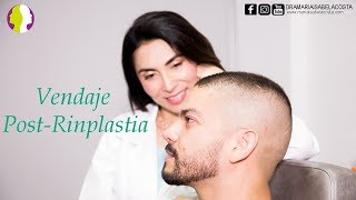 Vendaje Post  Rinoplastia [upl. by Nivlak442]