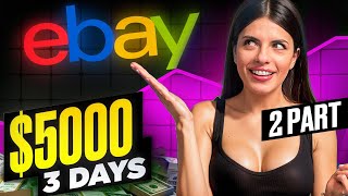 Secret Tactic To Earn 5000 by Flipping Items on eBay [upl. by Irt618]