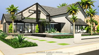 Modern Family House   Download  No CC  Stop Motion  Base Game  The Sims 4 [upl. by Reklaw]