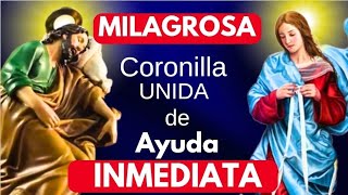 VIRGEN DESATANUDOS Y SAN JOSE DORMIDO la CORONILLA UNIDA de AYUDA INMEDIATA ❤️🙏 [upl. by Male617]