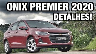 CHEVROLET ONIX 2020 PREMIER EM DETALHES  Falando de Carros [upl. by Sad942]