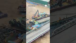 Typhoon Chaos Barges Collide with Bridge in Philippines [upl. by Ashli578]