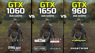 GTX 1060 vs GTX 1650 vs GTX 960  9 Games Tested [upl. by Wojcik]