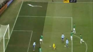 Argentina vs Mexico No Call on Offside for Tevez Goal [upl. by Range]