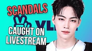 4 Times Questionable Behaviors of Idols Caught on Livestreams [upl. by Ymorej867]