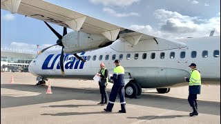 Перелёт Красноярск Иркутск на ATR 72500 Utair [upl. by Lenrow]