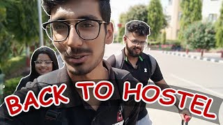 Back to Hostel  Chitkara University Vlog  Placement season [upl. by Ellehsar]