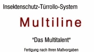 InsettoInsektenschutz Multiline Türrollo [upl. by Marjy]