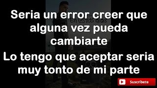 Seria Un Error •Regulo Caro• LETRA [upl. by Urban]