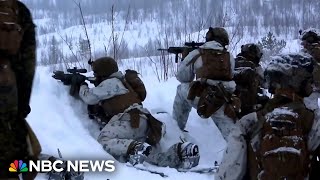 An exclusive look at US Marines training in the Arctic [upl. by Seem]