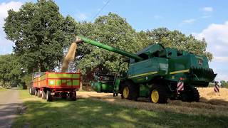 Grain Harvest 2017  John Deere  Claas  New Holland  Fendt  Getreideernte [upl. by Leelaj145]