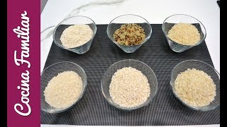 Diferentes tipos de arroz y para que se utilizan  Recetas de Javier Romero [upl. by Eimak]