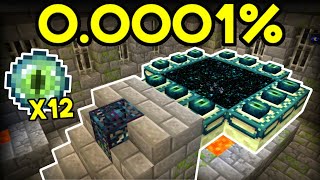 12 EYE OF ENDER Seed For Minecraft Bedrock 120 [upl. by Fabrice905]