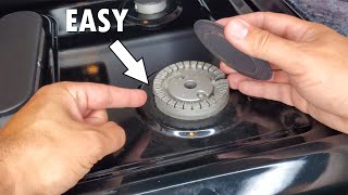 Gas Stove Top Burner Not Lighting Easy Fix [upl. by Arej]