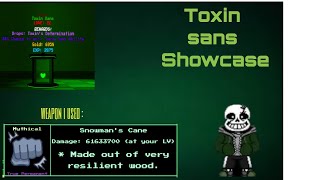 Undertale Last Reset Testing Place Toxin Sans Fight [upl. by Shorter]