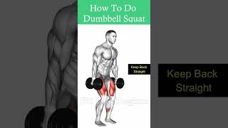 How to Do a Dumbbell Shoulder Squat Form And Technique [upl. by Gibb]