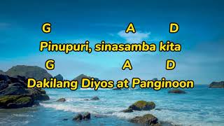 KAY BUTIBUTI MO PANGINOON LYRICS AND CHORDS [upl. by Cilla693]