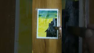 Poster colour painting 🎨🖌️ indian art shorts viral shortsfeed [upl. by Annayek]