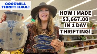 THRIFTING FOR RESALE How I Made 366700 Profit In 1 Day Thrifting HERES WHAT TO LOOK FOR [upl. by Undis]