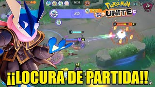 GRENINJA SIGUE REVENTANDO EN RANKED😍MEJORES OBJETOS Y MEDALLAS⭐BUILD GRENINJA POKEMON UNITE [upl. by Norod]