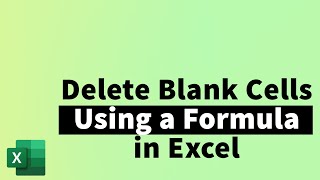 Ignore Blank Cells  Copy values only to new column using Formula in Excel  Mi Tutorials [upl. by Selassie28]