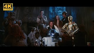 4K Return of the Jedi Despecialized  Original Ending with Yub Nub and Sebastian Shaw Restored [upl. by Nehtan]