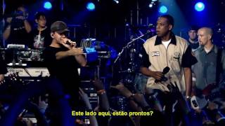 Linkin Park e JayZ  99 ProblemsPoints of AuthorityOne Step Closer  Legendado em ptBR [upl. by Amsab]