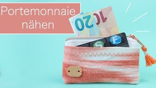 BasicNähanleitung Portemonnaie nähen [upl. by Lennaj]