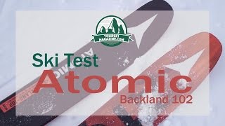 Ski test Atomic Backland FR 102 season 201617 [upl. by Eelrebmyk]