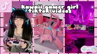 kawaii gamer girl tiktok videos 💗🍥 part2  kawaii gamergirl [upl. by Ayotahc]