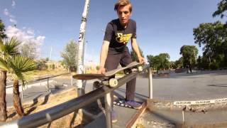 How to Frontside and Backside Powerslide on a Skateboard Flatground and Hill Bomb Tutorial [upl. by Lilia]