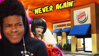 I GENUINELY HATE BURGER KING  Pantsahat REACTION [upl. by Eimarej]