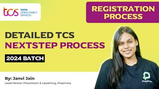 TCS Registration Process for 2024 Batch  Detailed TCS Nextstep Process Oncampus [upl. by Cand889]