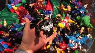 Hasbros Marvel Super Hero Mashers At Toy Fair 2014 [upl. by Dougy]