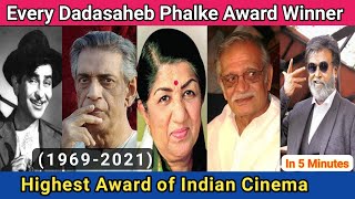 Dadasaheb Phalke Award  dadasaheb Phalke Award Winner List  1969  2021  National Film Award [upl. by Zetes]