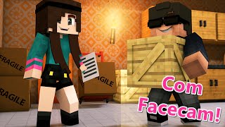 Minecraft REFORMANDO A CASA cAmbu  VIDA EM OUTRO MUNDO 17 cFacecam [upl. by Sivaj498]