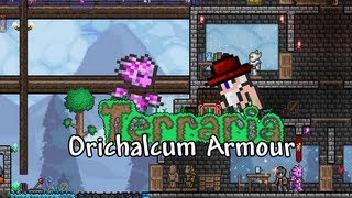 Terraria 12  Orichalcum armour  ChippyGaming  Terraria WIKI [upl. by Prisilla]