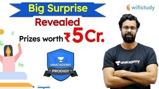 Big Surprise  Unacademy Prodigy  Free Scholarship Test  wifistudy  Bhunesh Sir [upl. by Dela]