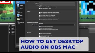 OBS Mac Desktop Audio Tutorial Easy fix [upl. by Novonod]