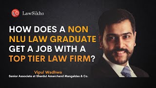 How does a non NLU law graduate get a job with a top tier law firm [upl. by Ariat]