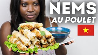 Comment Faire des NEMS au POULET 🇻🇳 Cuisine Vietnamienne SAUCE NEM [upl. by Oivaf]