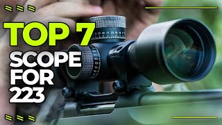 Best Scope for 223  Top 7 Best Scope For 223 Bolt Action Rifle [upl. by Annwahs]