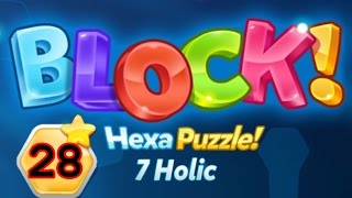 BLOCK Hexa Puzzle 7 Holic Level 28 Rotate  Lösung Solution Walkthrough [upl. by Nosahc711]