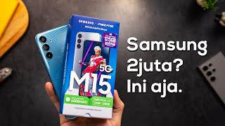 SPEK BAGUS GA HARUS MAHAL  Unboxing Samsung Galaxy M15 5G [upl. by Pronty]