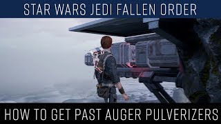 STAR WARS Jedi Fallen Order  How to get past Auger pulverizer on Zeffo [upl. by Jazmin275]