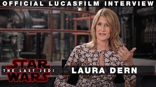 The Last Jedi  Laura Dern  Official Interview  Holdo [upl. by Corrianne83]