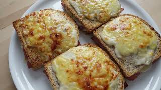 The Perfect Croque Monsieur Béchamel  Classic French Food [upl. by Htebezile91]